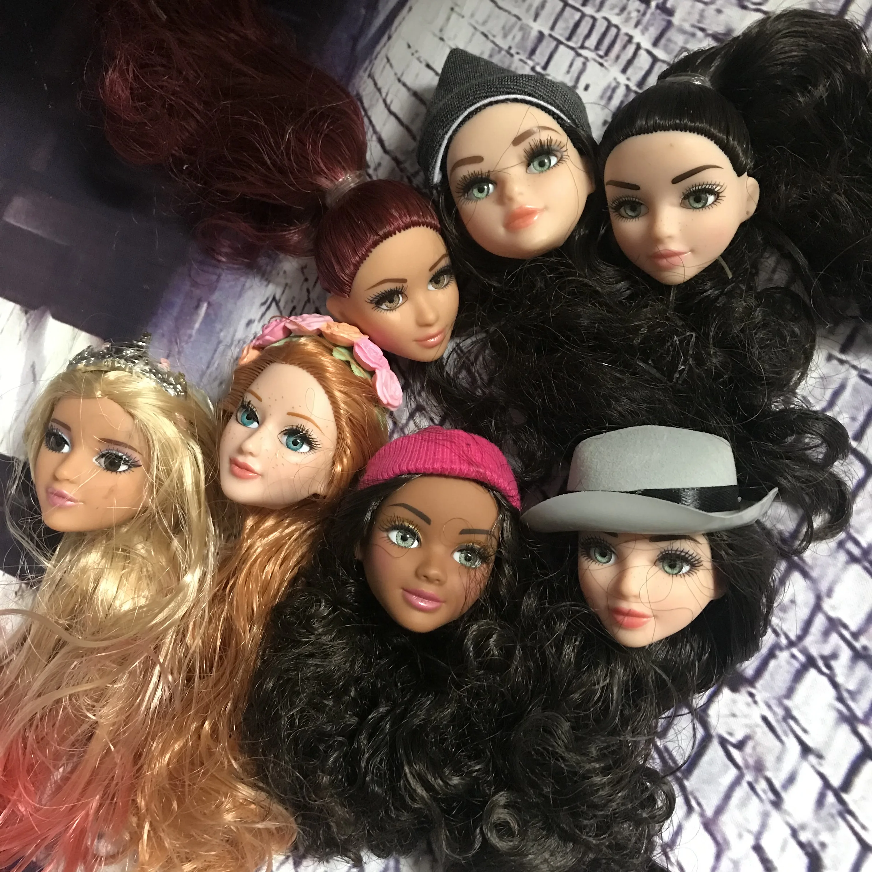 Оригинальная винтажная Милая Противоударная кукла со стеклянными глазами