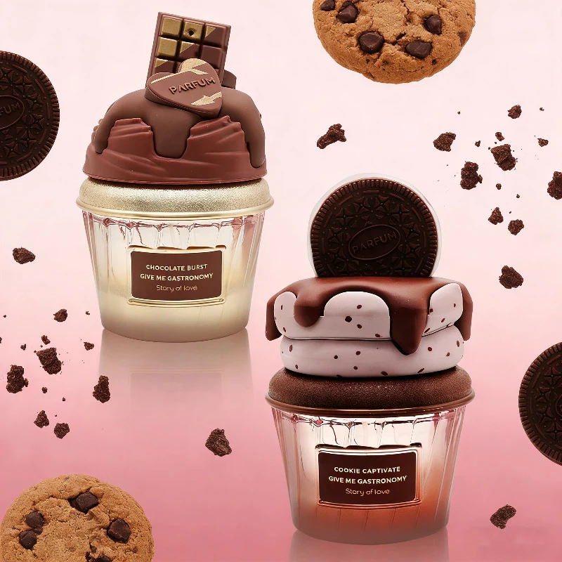 Фото Высококачественные духи, креативные духи для мороженого, печенье, шоколада, клубники, ванили, аромат для гурманов, долговечная роскошная туалетная вода №1