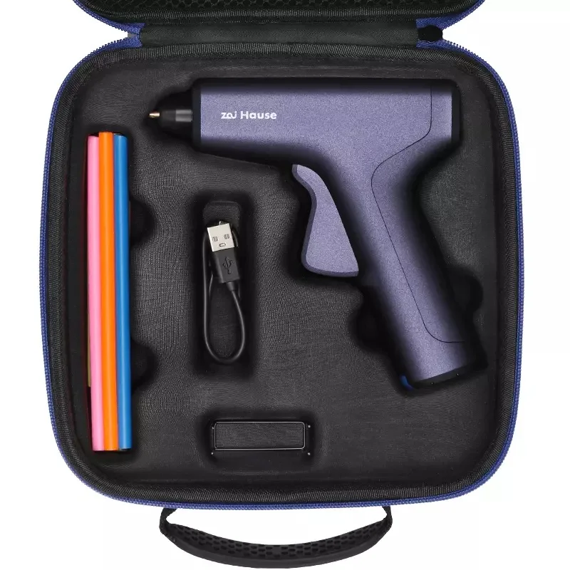 Zai Hause Cordless Hot Glue Gun Rapid Heating Glue Gun Kit with Premium Glue Stick For Home Hot Silicone Gun images - 6