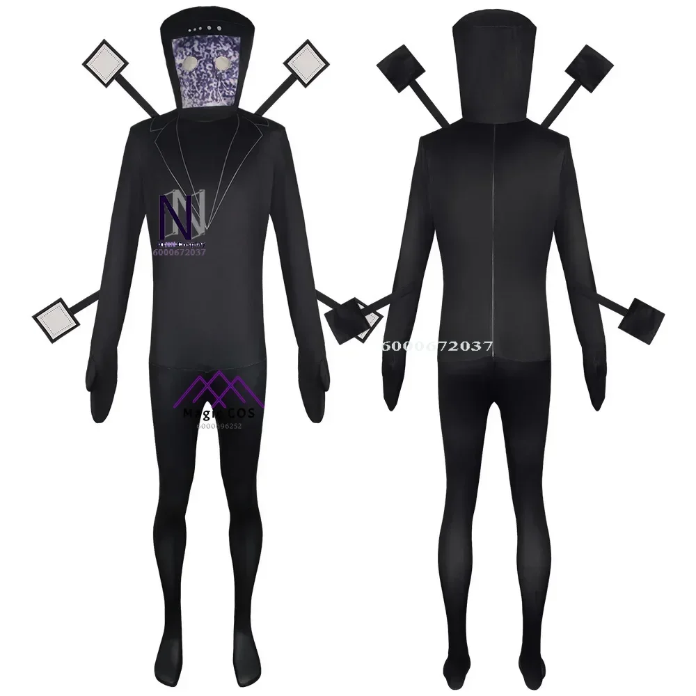 Game Hot Skibidi Toilet Camera Man Speaker TV Cosplay Costume Funny Horror Exclusive Design Halloween Party Essential