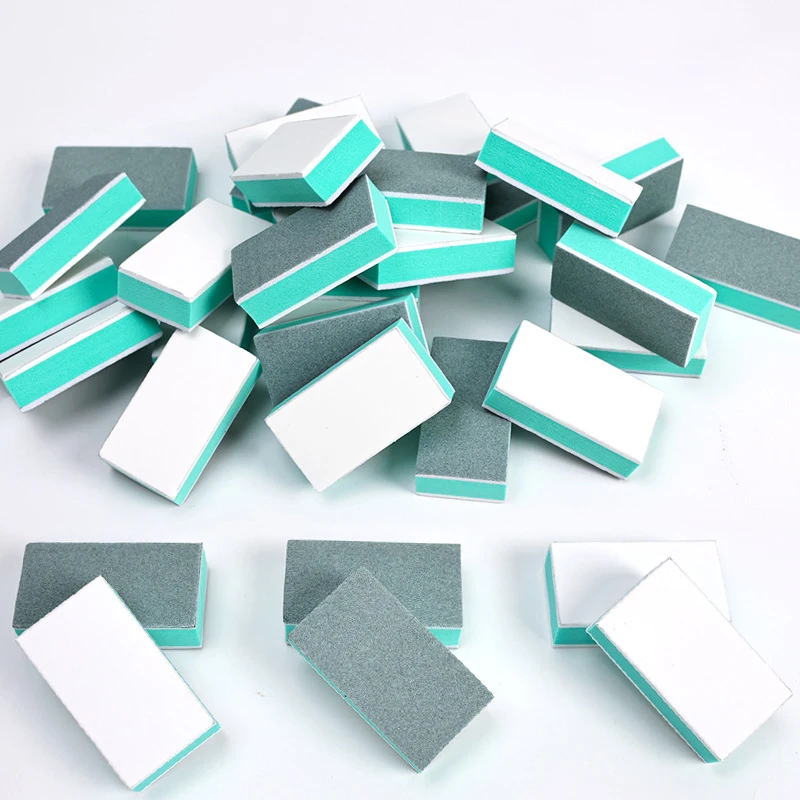 Двусторонняя буферная пилка для ногтей зернистость 1000 полукруглый Полировочный