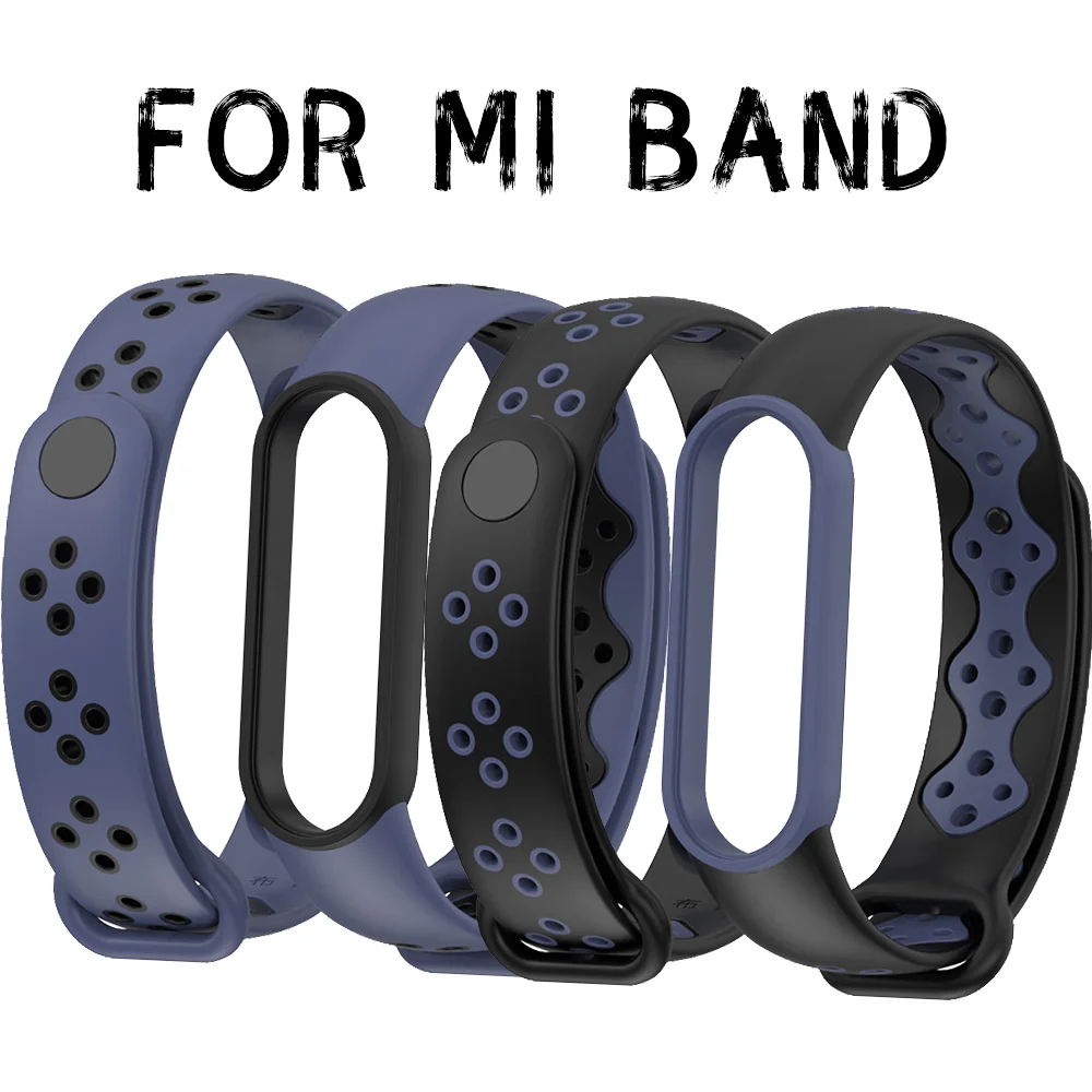 

Silicone Strap for Xiaomi Mi Band 7 5 6 Bracelet Replacement for Xiaomi MiBand 4 3 Waterproof Sport Wristband Correa Accessories