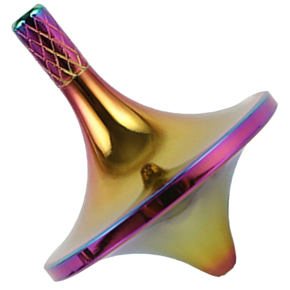 Топ-игрушка ручной поворот без сопротивления классический латунный маленький