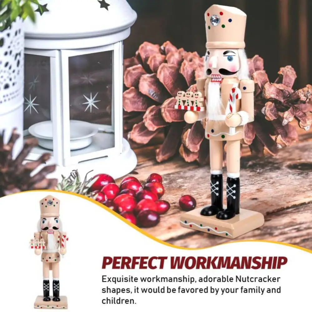 

Розовый гайковёр, 25 см, фотообои, 1 шт., новогодний декор для детей, деревянный кулон, рождественские украшения для дома