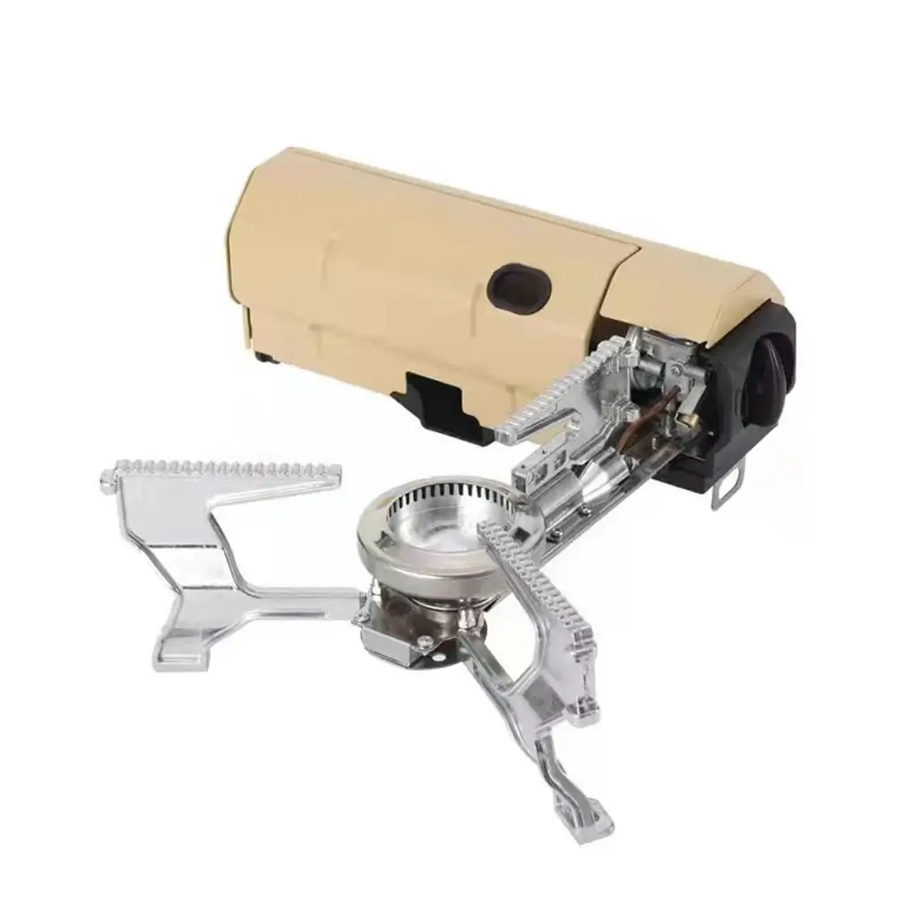 

Туристическая газовая плита, портативная складная горелка, для улицы, походов, гриля, приготовления пищи, путешествий, система отопления, ка...