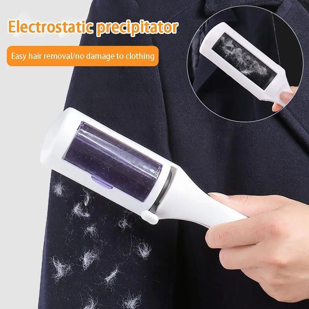 

1pc Clothes Lint Remover Electrostatic Brush Portable Brush Remover Dry Pet Sticky Coat Sweater Cleaning Lint Removal Lint C2T6