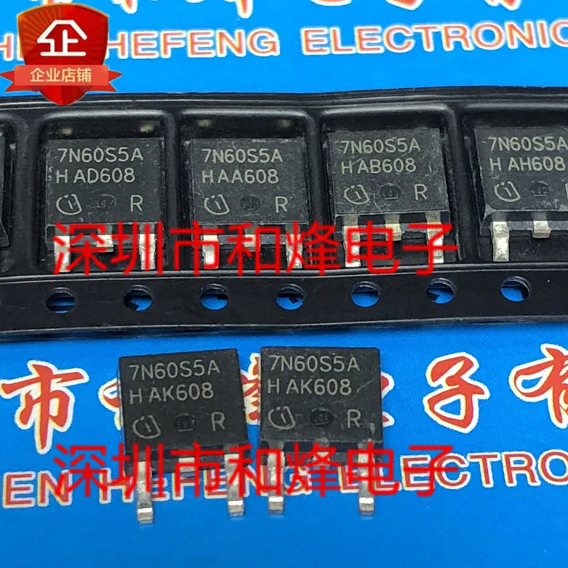 Электронный компонент Brand New Original 10PCS/ 7N60S5A SPD07N60S5 TO-252 600V 7.3A IC Chipset Product prices need to be