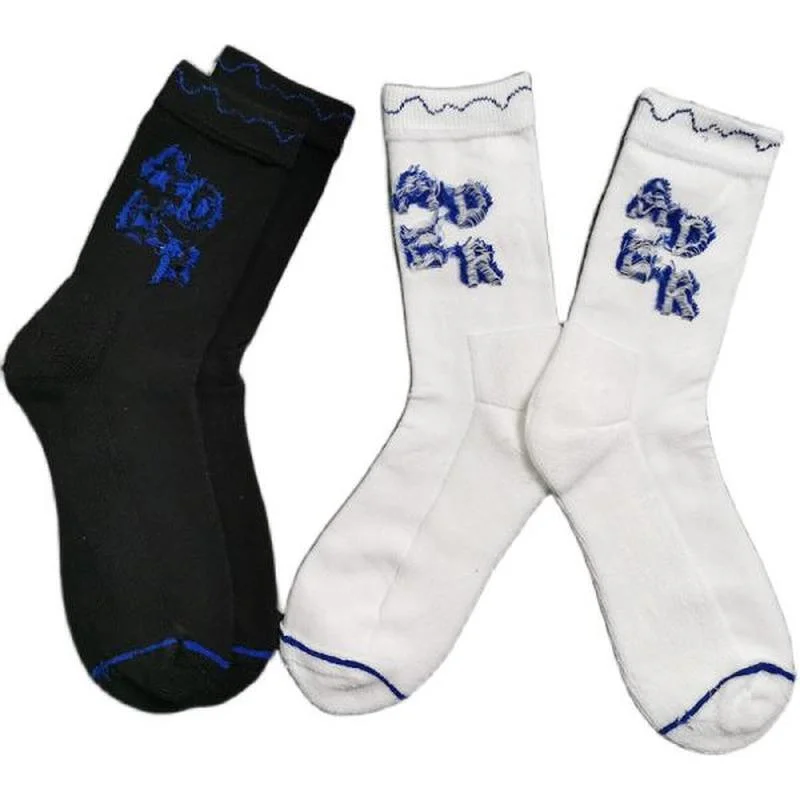 

22SS Letter Towel Embroidered Print ADER ERROR Socks Men Women 100% Cotton ADER ERROR Socks Fashion Four Seasons Military