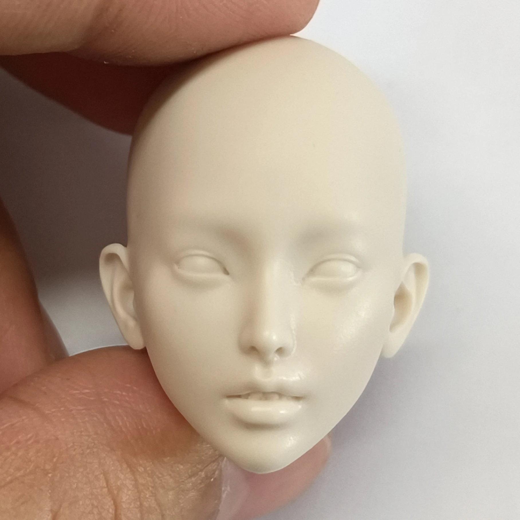 

1/6 Scale Korea Beauty Girl Yunzhu Sun Kim Unpainted Head Model Sculpt DIY
