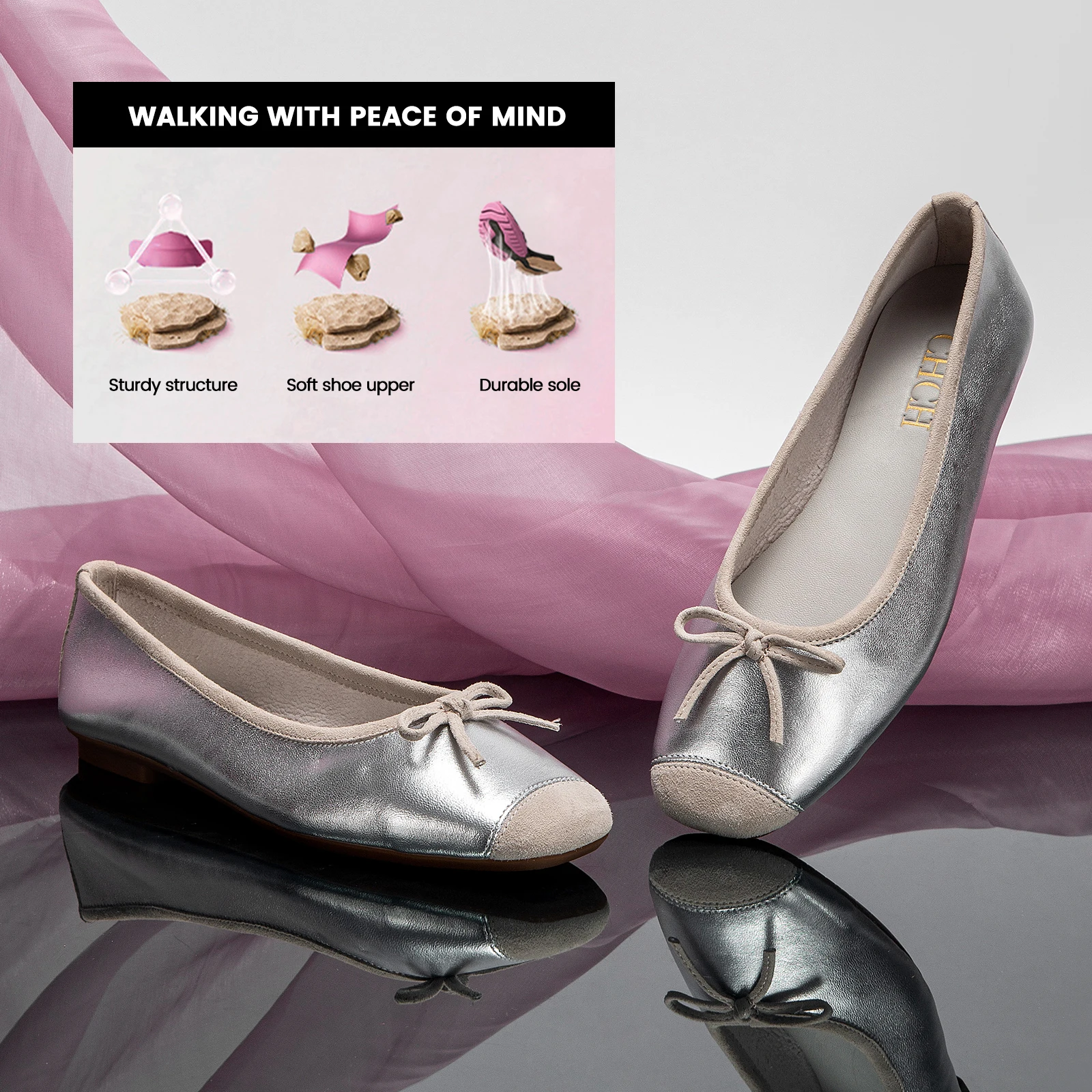 24 Новые французские балетки из овчины винтажный стиль украшения с бантом