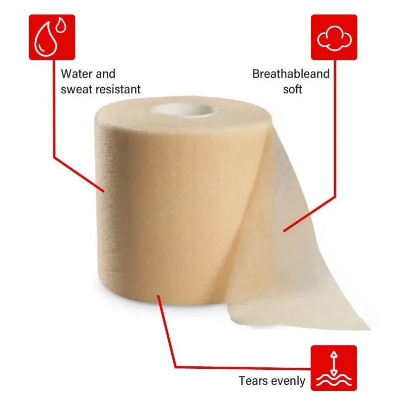 Дышащая кожаная пленка-лента эластичная спортивная лента для запястья защитная