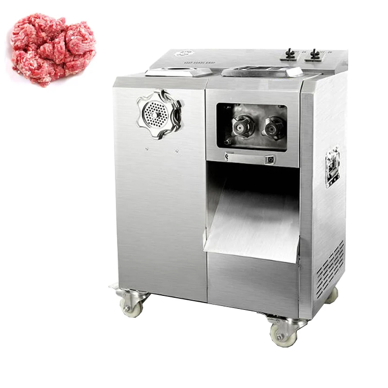 

Vertical Commercial Meat Cutter Machine Stainless Steel Meat Grinder Enema Machine Large-scale Electric Meat Slicer