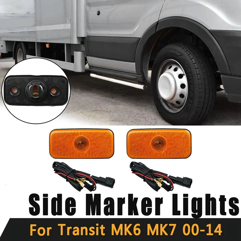 

2 шт., боковые габаритные огни с жгутом проводов для Ford Transit MK6 MK7 2000-2013 1671689