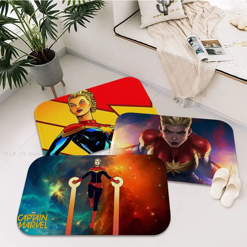 

Marvel Captain Captain Bathroom Mat Nordic Style Bedroom Living Room Doormat Home Balcony Anti-Slip Welcome Rug