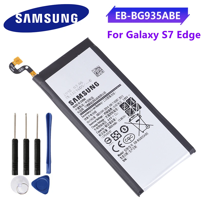 Оригинальный аккумулятор для Samsung GALAXY S7 3000 мАч фотоаккумулятор Galaxy Edge 3600 +