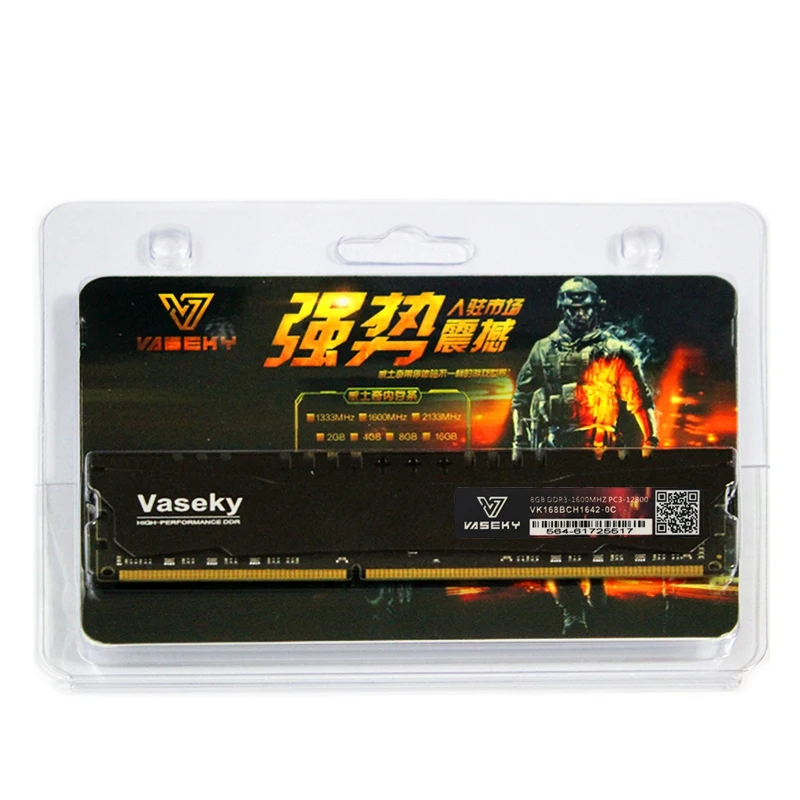 Настольный компьютер Vaseky 2X Knight DDR3 8G 1600 МГц память для AMD Paltform настольная (8 Гб МГц) |