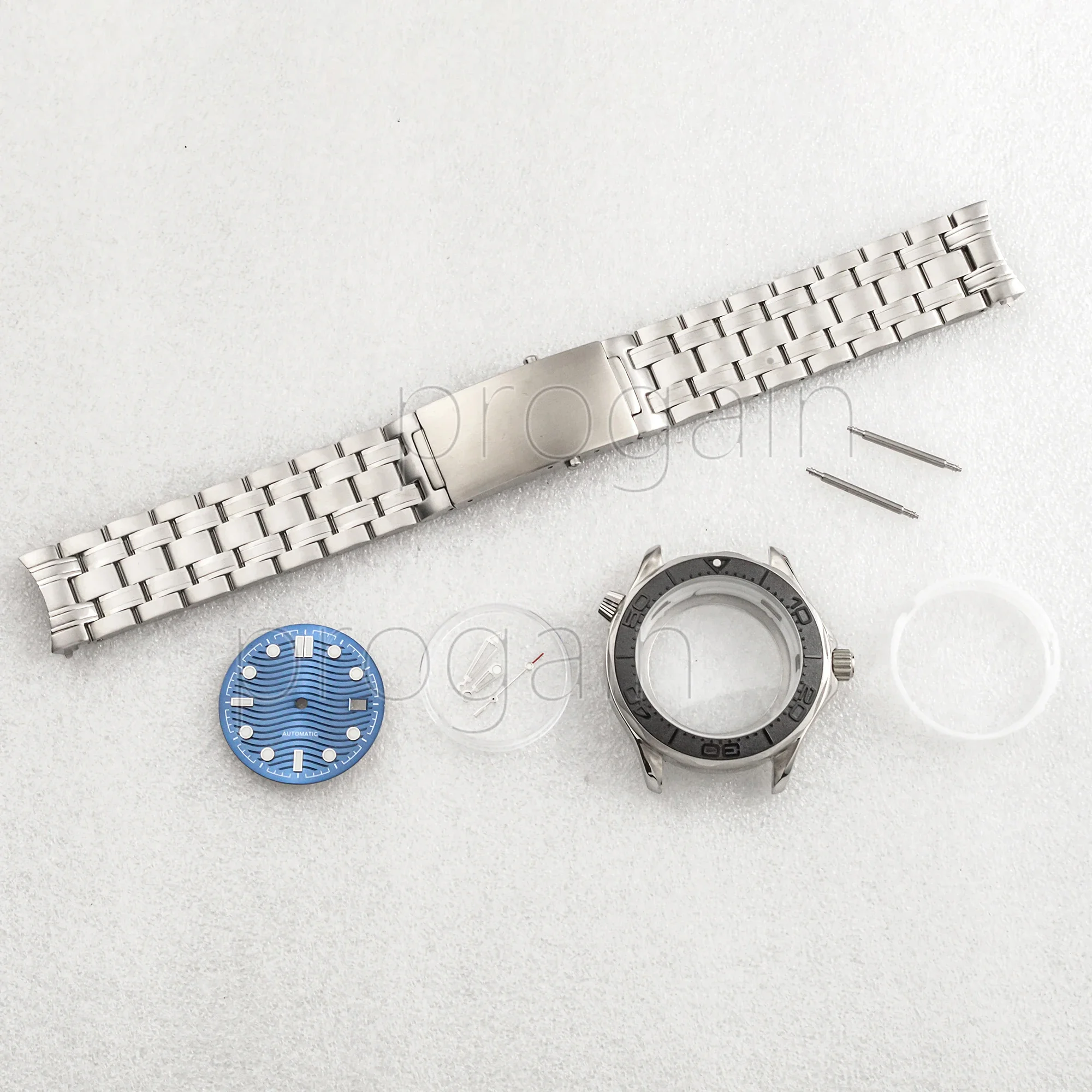 Корпус часов Seamaster 300 ремешок циферблат указатели водонепроницаемые детали из