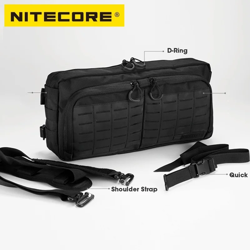 NITECORE NEB10 Business Tool Bag Multifunctional Backpack Outdoor Excursion Outdoor Commuter Camping Shoulder Bag Tactical Pouch