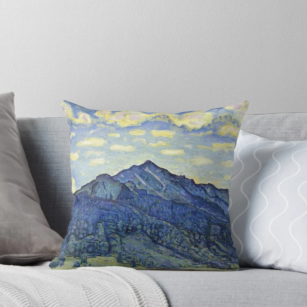 Ландшафт Швейцарских Альп диванная подушка Ferdinand Hodler наволочка для дивана