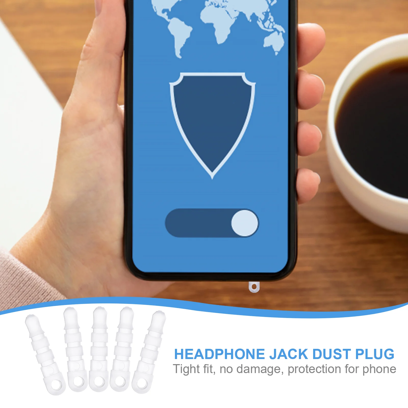 100 шт. DIY штекер для наушников пылезащитный разъем Шарм колпачки аксессуары