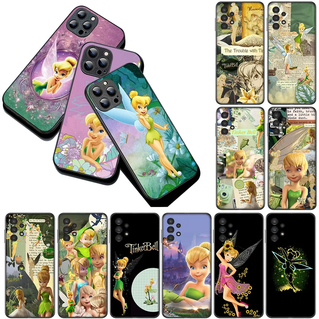 Мягкий чехол Tinker Bell Tinkerbell для Motorola Moto E14 E15 G04 G05 G14 G15 G55 G64 G75 G84 G85 G24 G34 G35 Чехол