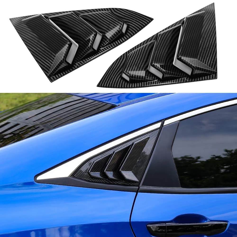 

2 шт., наклейки на заднее стекло для Honda Civic 10