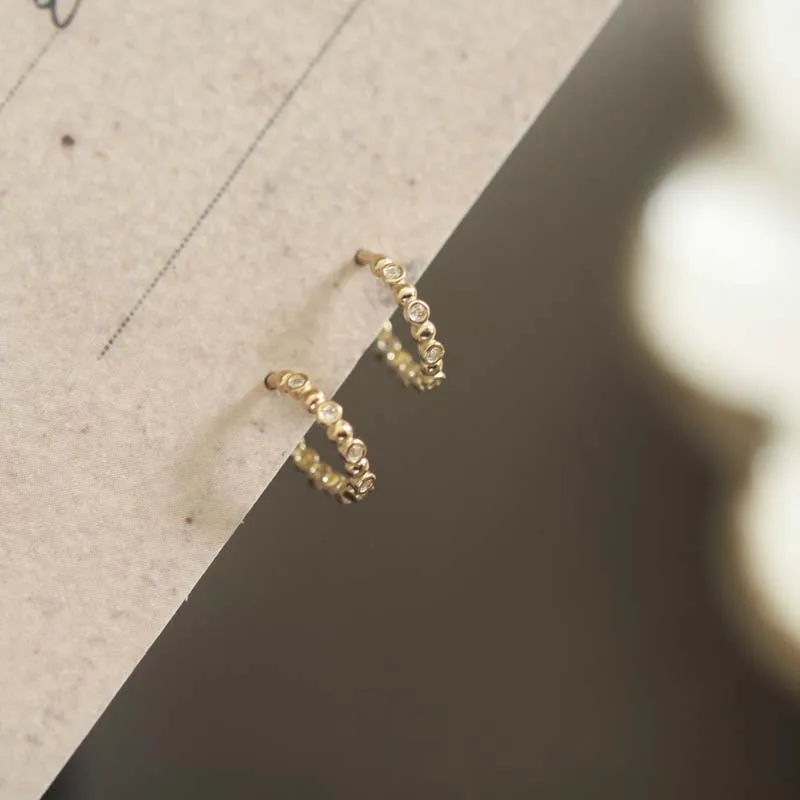 

Серьги-гвоздики с кристаллами, 9 к