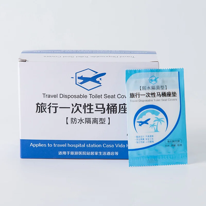 

10/50 Piece Disposable Toilet Seat Cushion Portable 100% Waterproof Toilet Seat Cushion Travel/camping Bathroom Accessories