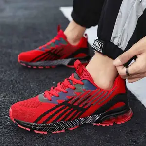 Men shoes Red Lace-up Shoe High quality Red bottom Sneakers Leather Loafers  2018 Male Footwear Spring Autumn