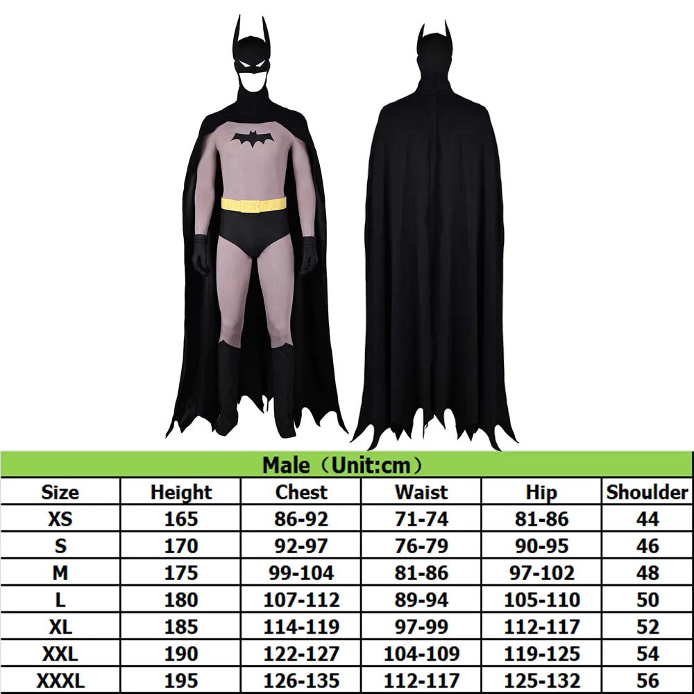 Костюм для косплея Брюса ролея уэна мужчин и взрослых маска накидка одежда на