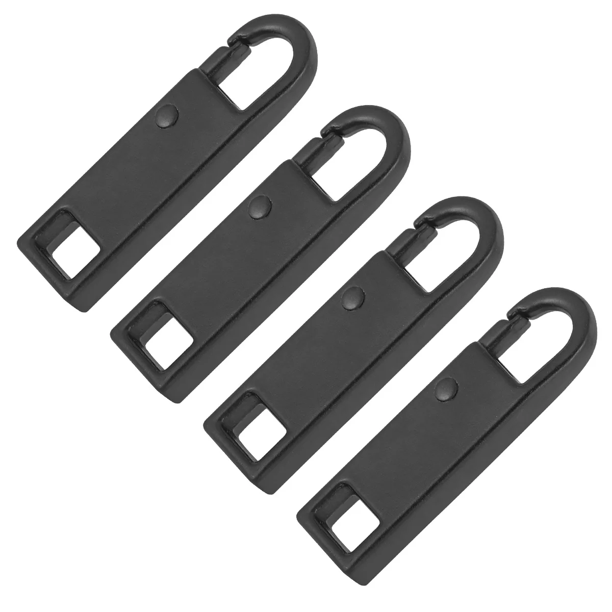 

5pcs Zipper Pullers Replacement Zipper Slider Metal Zipper Pulls Zipper Handle Mend Fixer for Suitcases Luggage Backpacks Coat