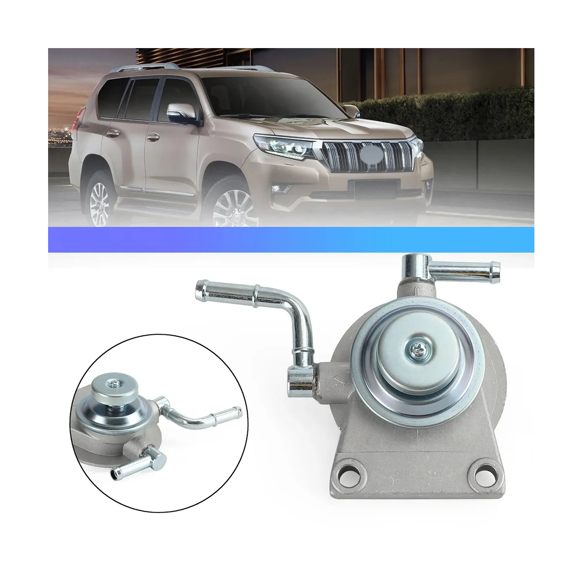 Топливный фильтр праймер крышка насоса 2330117030 23301-17030 для Land Cruiser 80 серии HDJ 1HD T 4.2L