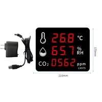 industrial grade temperature and humidity instruments with carbon dioxide detection and temperature alarm