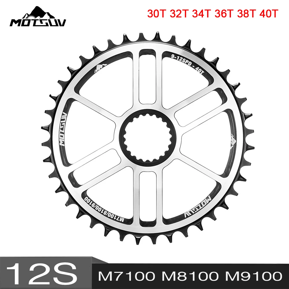 

Motsuv bicicleta corrente 12 velocidades al amplo corrente roda de montagem direta para shimano m6100 b8 100 m8100 m9100