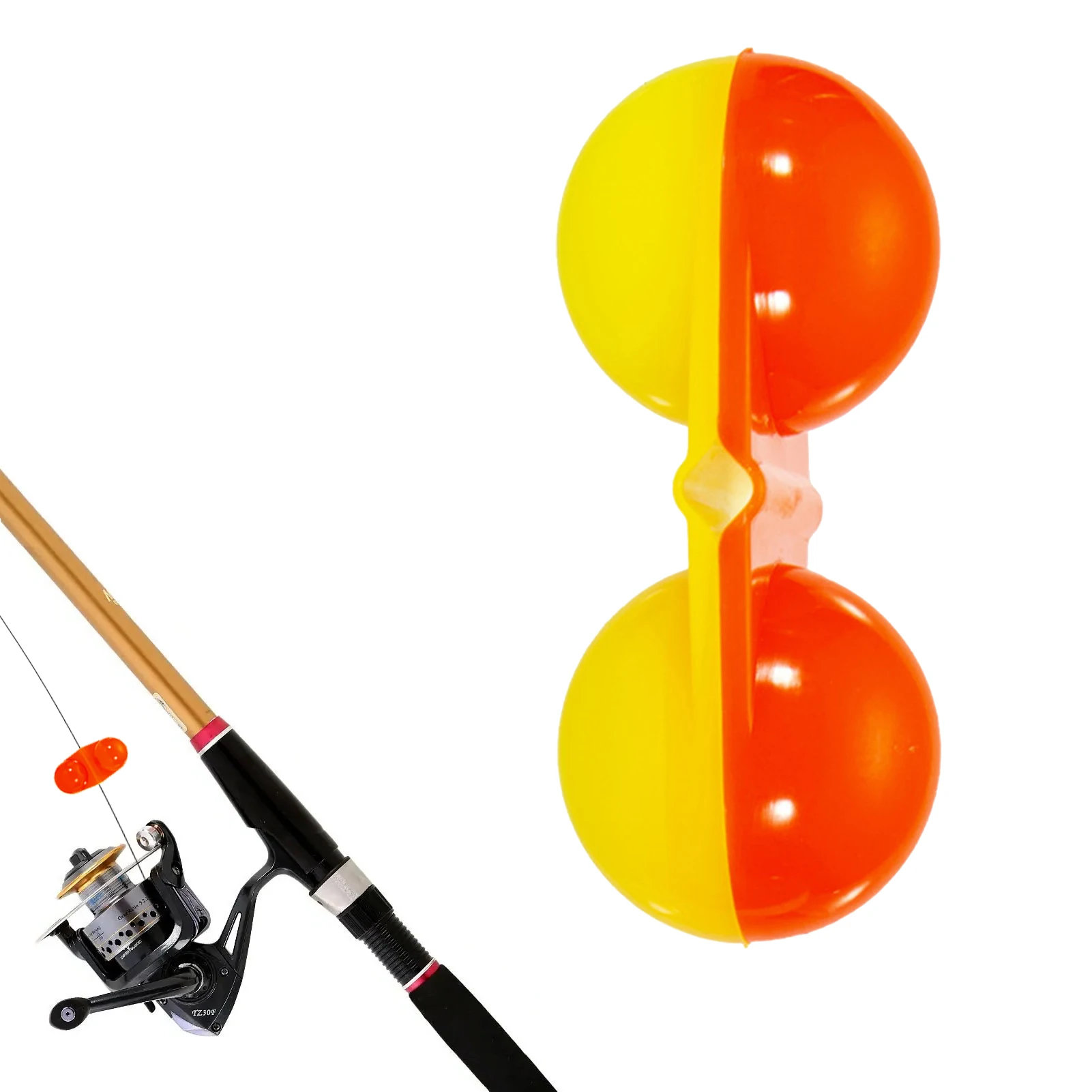 

Fishing Line Rattles Fishing Rattle Beads Fishing Double Rattle Beads Fishing Rattle Fishing Lure Noise Rattle Beads Line