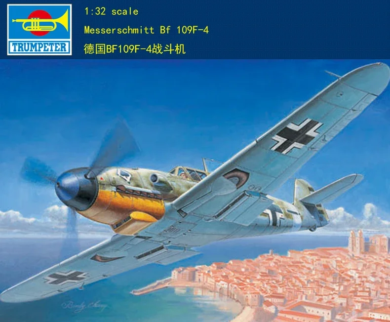 Трубач 02292 1/32 Messerschmitt Bf 109F-4