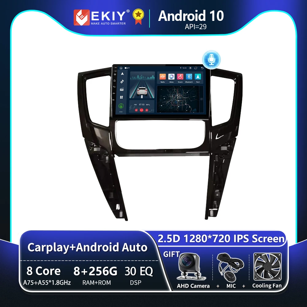 

EKIY T8 8 + 256G Android 10 автомобильное радио для Mitsubishi L200 5 2018 - 2020 2 Din стерео Carplay авто мультимедийный плеер навигация GPS