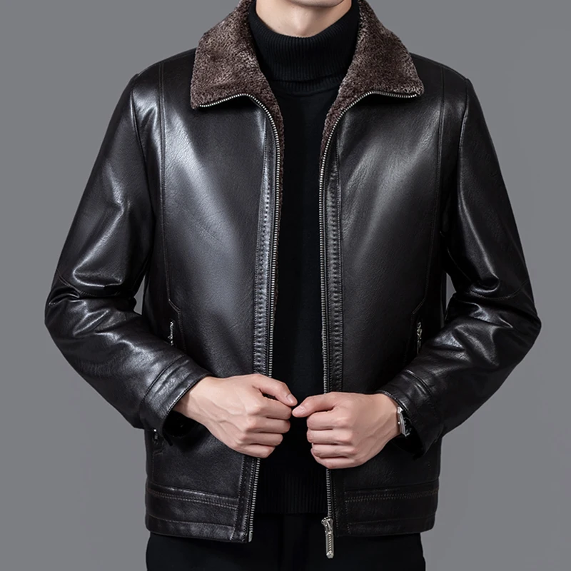 

Men's Winter Genuine Leather Avirex Pilot Rider Motorcycle Jacket Sheepskin Aviator Coat Natural 2021 Male Real Member Clothing