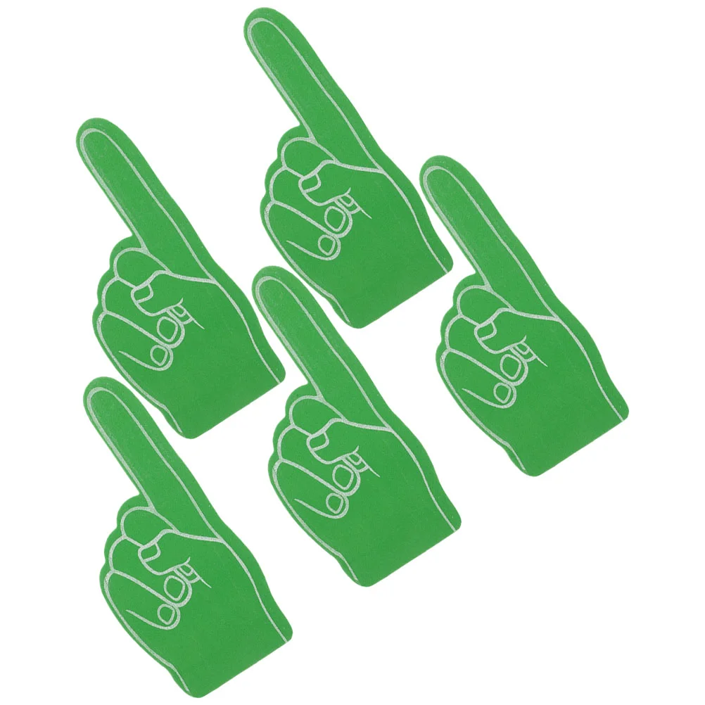 

5Pcs Toys Sports Events Foam Finger Sports Fan Finger Prop for Event
