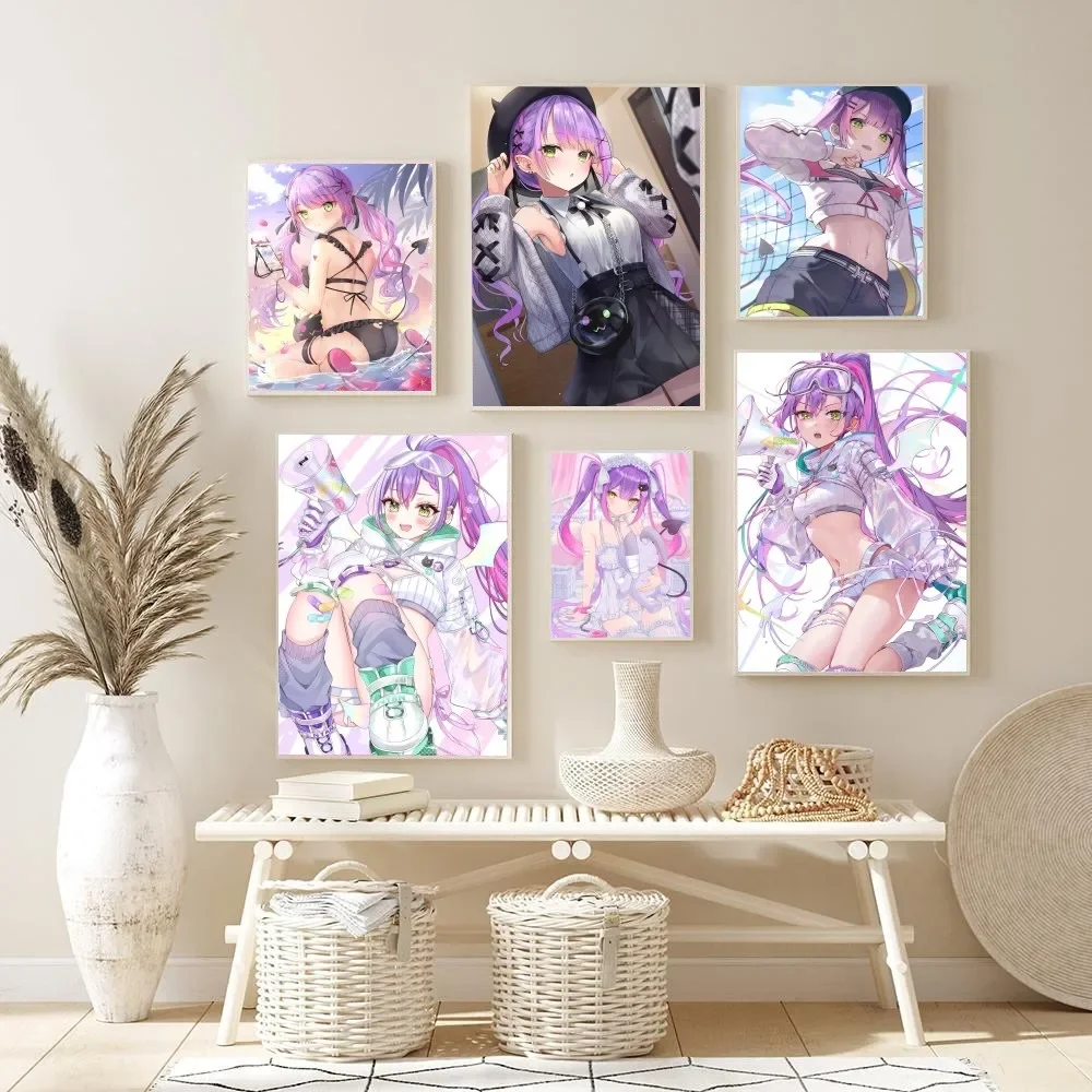 Tokoyami Towa Hololive Vtube Игра Аниме Бикини Постер Цифровое Искусство Домашний Декор