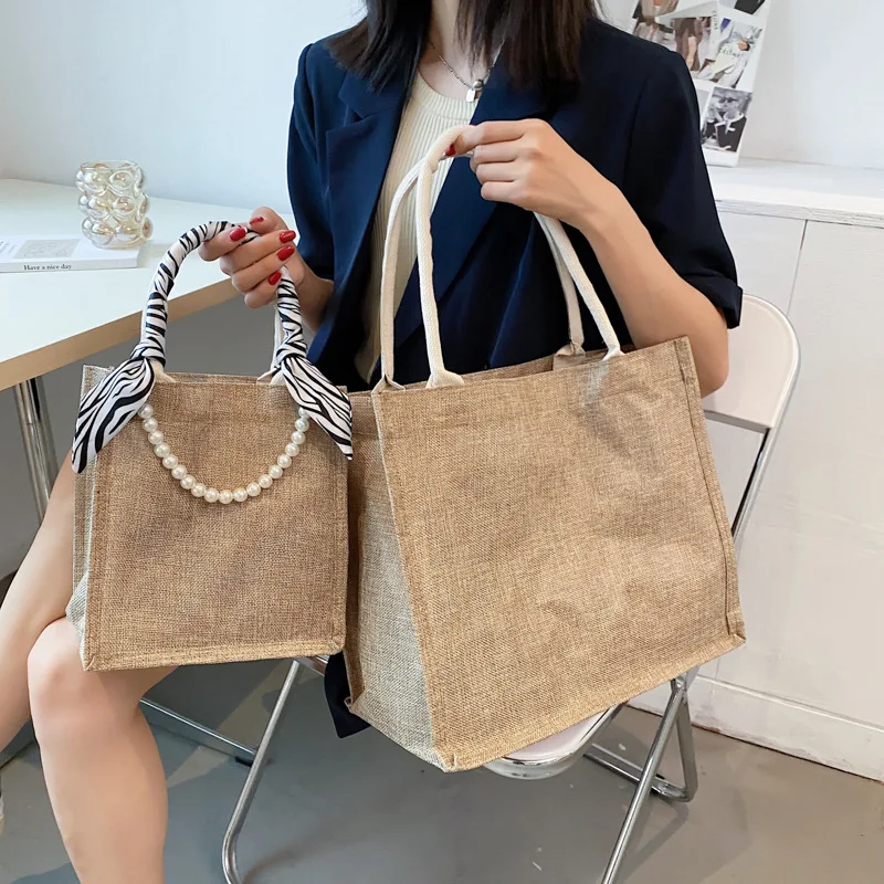 Оптовая продажа большие сумки-тоуты тканевая сумка цвета хаки для покупок