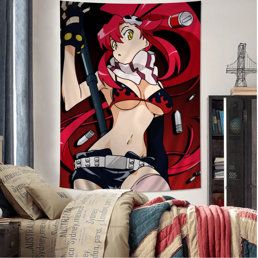 Y-yoko L-littner мультфильм гобелен искусство научная фантастика комната домашний