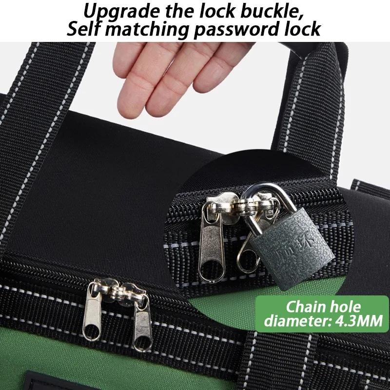 Профессиональная сумка для инструментов электрика органайзер хранения полный