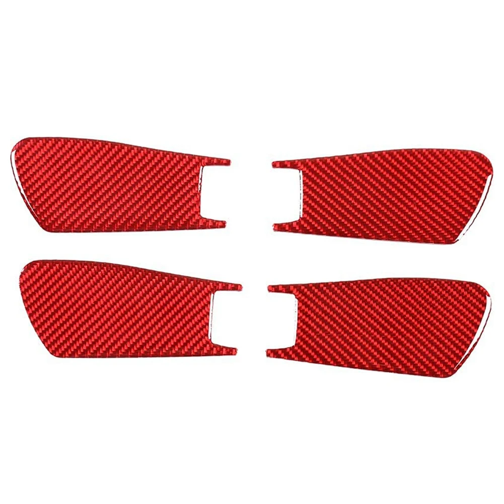 Для 11Th Honda Civic 2022 углеродное волокно внутренняя дверная ручка Чаша наклейка