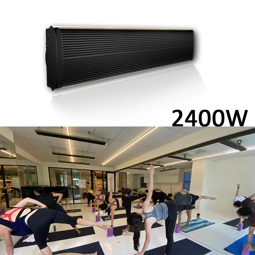 Hot Yoga Infrared Heaters 2400W Infrared Ceiling Strip Heater High Power Home Electric Heaters