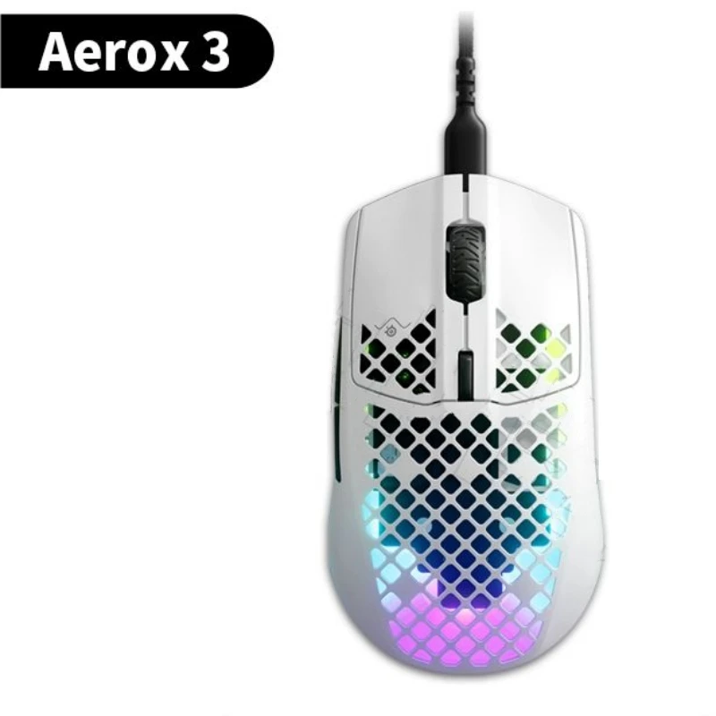 Проводная игровая мышь SteelSeries Aerox 3 8500 CPI оптический датчик TrueMove Core сверхлегкая
