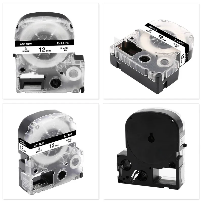 1 шт. лента для этикеток SS12KW SS18KW 12 мм 18 совместимая с принтером Epson Labelworks LW-400 LW-300