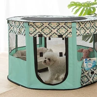 foldable camping outdoor cat and dog house portable breathable tent round pet production box maternity supplies dog bed fence