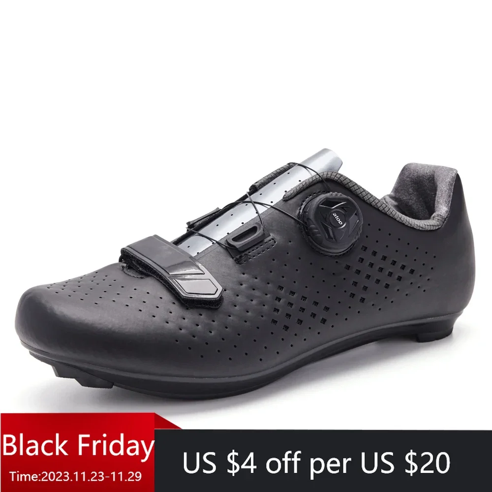 

Santic Cycling Road Lock Shoes Outdoor Sports Mountain Bike Spin Button Lock Shoes Comfortable Breathable Men Us Size