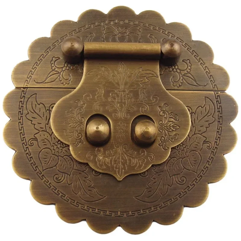 Мебельные аксессуары из чистой меди винтажная застежка-застежка-застежка 8 см